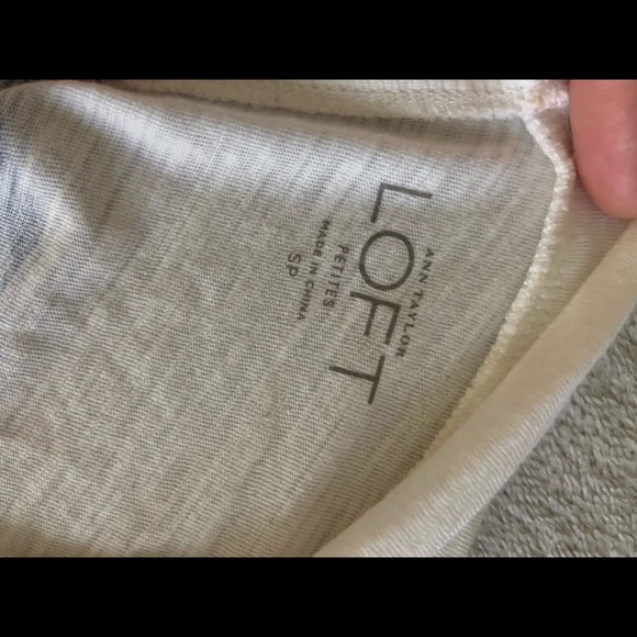 LOFT striped shirt (petite) - Picture 4 of 4